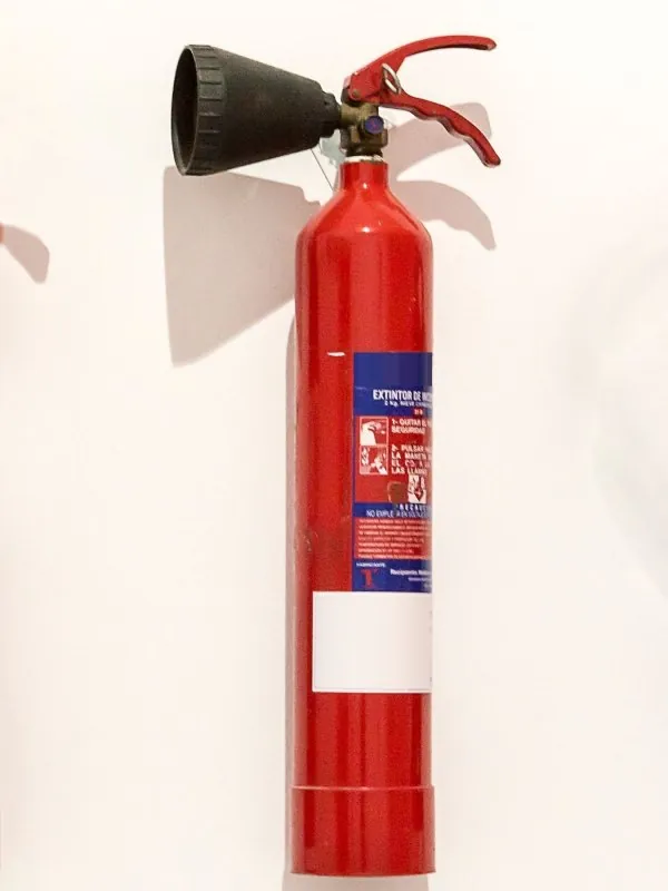 Extintor de CO2 com difusor